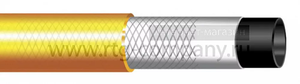 Шланг поливочный Belamos Оранж диаметр 1/2" армированный желтый (Италия) (бухта 25м)