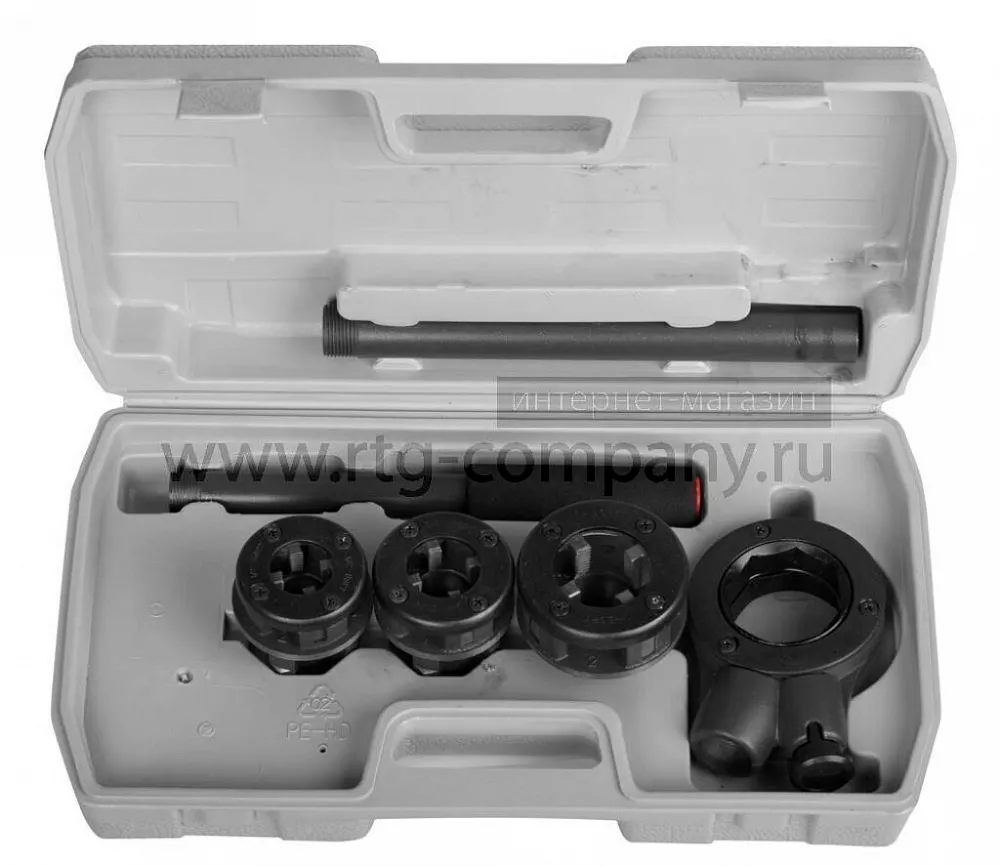 Набор клуппов 1/2"-3/4"-1"-1 1/4" + трещотка Stayer "Professional" №4