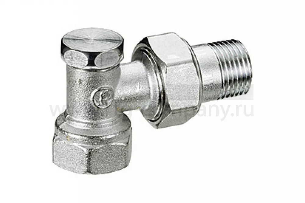 Клапан запорный угловой 3/4" (Giacomini R16D2)